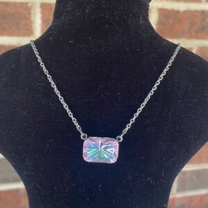 Sabika Iridescent Pendant Necklace